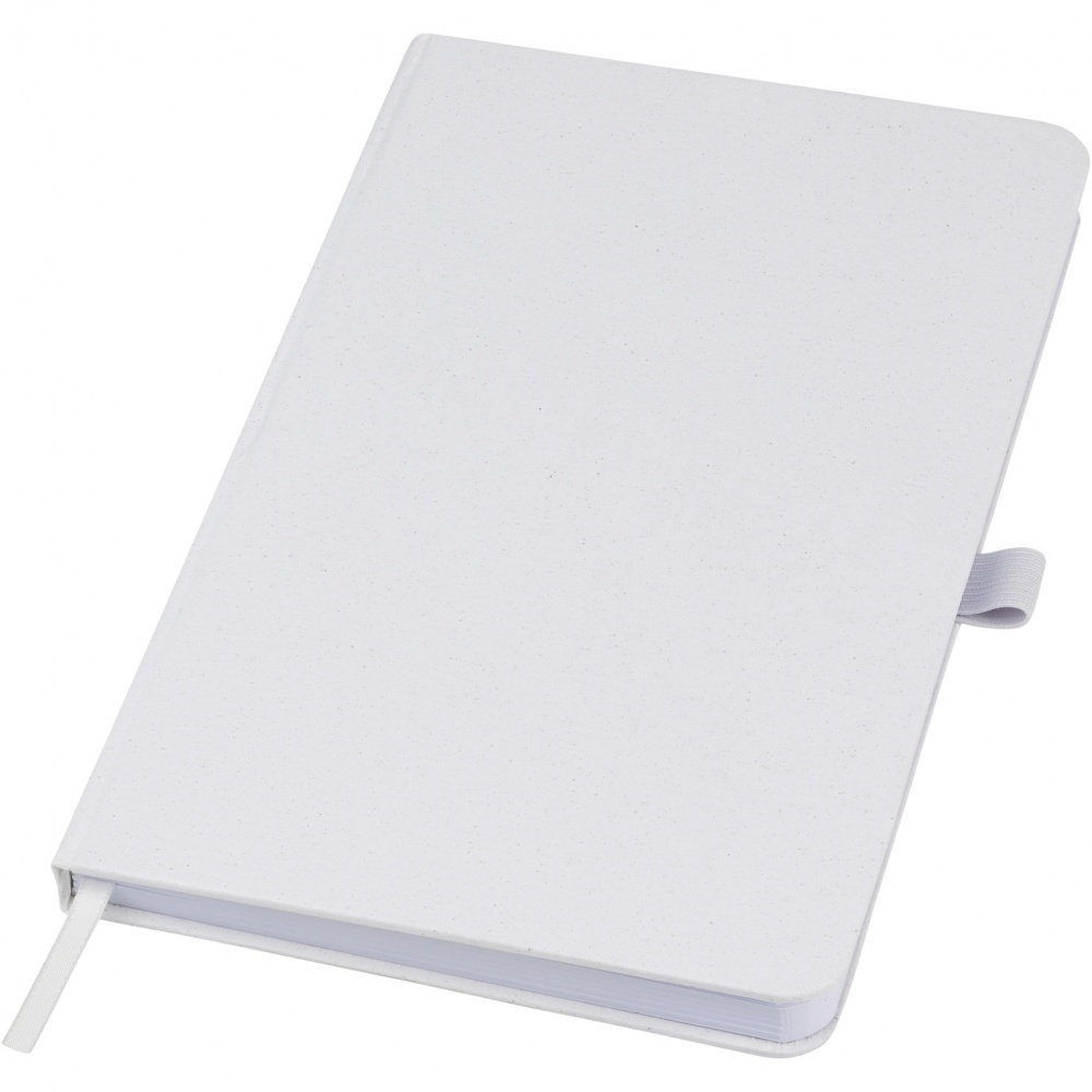 Logo trade corporate gifts picture of: Fabianna crush paper hard cover notebook