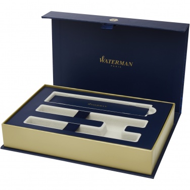 Logo trade promotional merchandise photo of: Waterman Allure rollerball and ballpoint pen set 