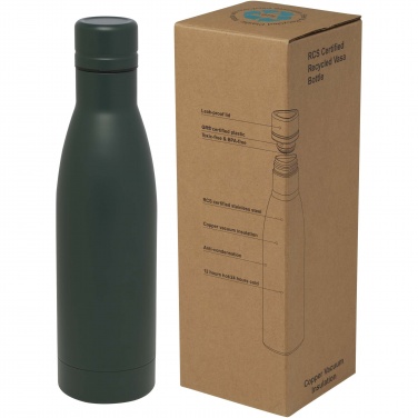 Logotrade promotional gift image of: Vasa 500 ml RCS certified recycled stainless steel copper vacuum insulated bottle