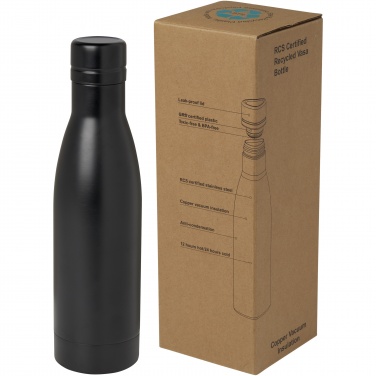 Logo trade promotional giveaways image of: Vasa 500 ml RCS certified recycled stainless steel copper vacuum insulated bottle