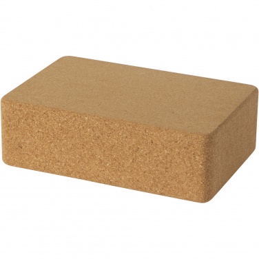 Logo trade promotional merchandise picture of: Trikona cork yoga brick