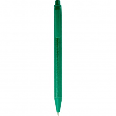 Logo trade promotional merchandise image of: Chartik monochromatic recycled paper ballpoint pen with matte finish