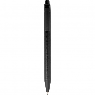 Logo trade promotional giveaways image of: Chartik monochromatic recycled paper ballpoint pen with matte finish