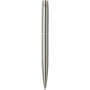 Logo trade promotional gifts image of: Didimis recycled stainless steel ballpoint and rollerball pen set