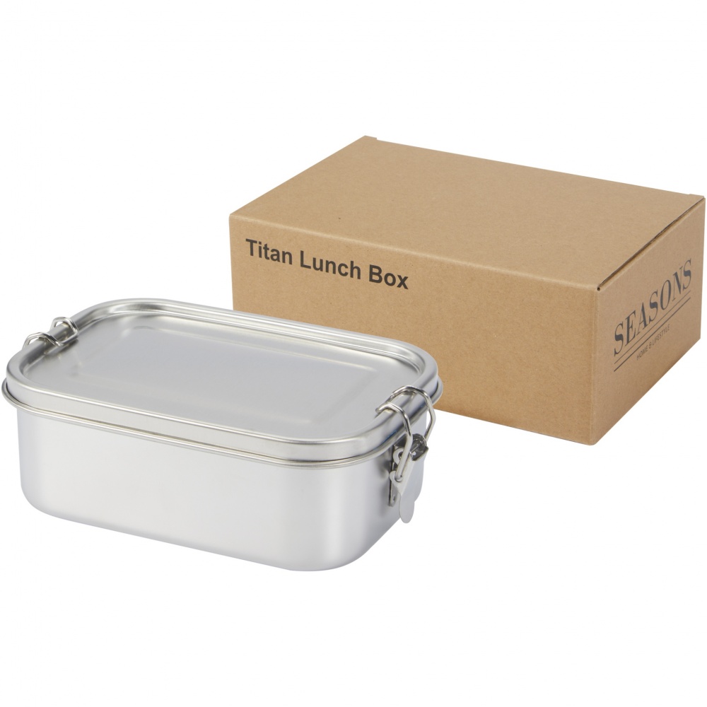 Logotrade advertising products photo of: Titan recycled stainless steel lunch box