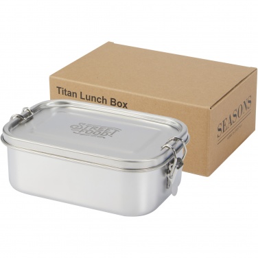 Logotrade promotional giveaways photo of: Titan recycled stainless steel lunch box