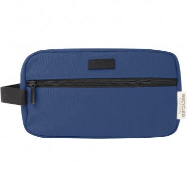 Logo trade promotional merchandise photo of: Joey GRS recycled canvas travel accessory pouch bag 3.5L