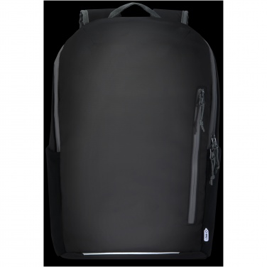 Logo trade promotional gift photo of: Aqua 15" GRS recycled water resistant laptop backpack 21L