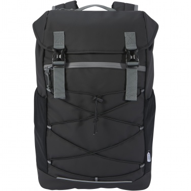 Logo trade promotional products picture of: Aqua 15.6" GRS recycled water resistant laptop backpack 23L