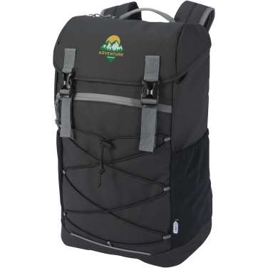 Logo trade promotional giveaways image of: Aqua 15.6" GRS recycled water resistant laptop backpack 23L