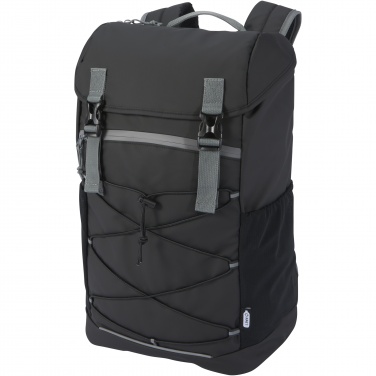 Logo trade promotional giveaways image of: Aqua 15.6" GRS recycled water resistant laptop backpack 23L