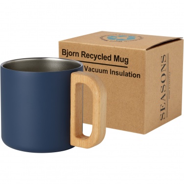 Logo trade promotional items picture of: Bjorn 360 ml RCS certified recycled stainless steel mug with copper vacuum insulation