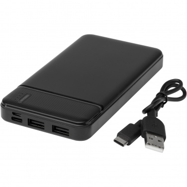 Logo trade promotional giveaways image of: Loop 10.000 mAh recycled plastic power bank 