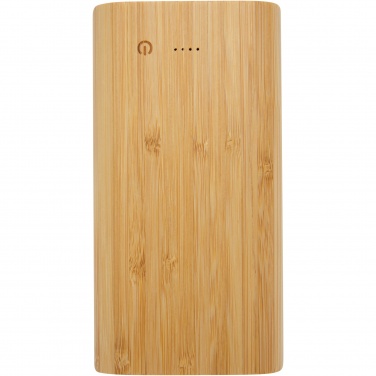 Logo trade corporate gifts image of: Tulda 20.000 mAh bamboo power bank