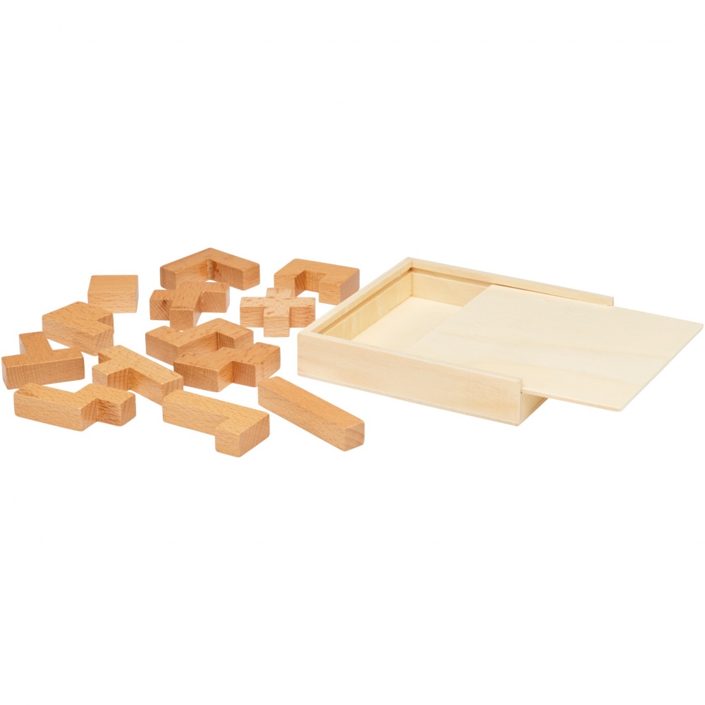 Logotrade business gift image of: Bark wooden puzzle