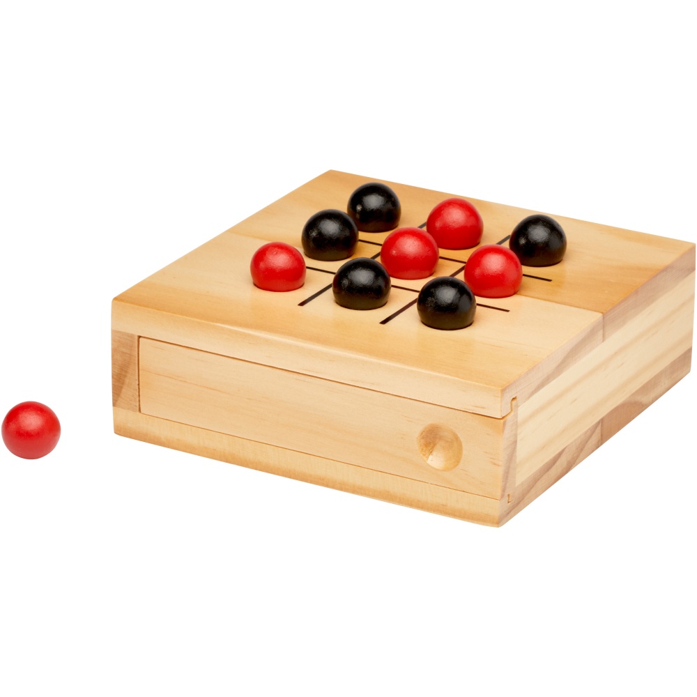 Logotrade corporate gift image of: Strobus wooden tic-tac-toe game