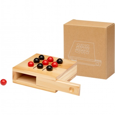 Logo trade advertising products image of: Strobus wooden tic-tac-toe game