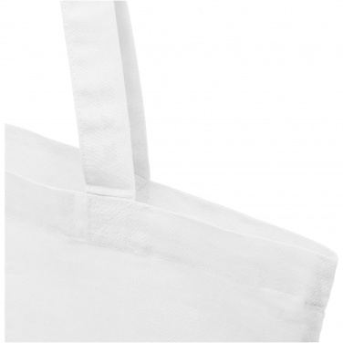 Logotrade promotional giveaway image of: Madras 140 g/m2 GRS recycled cotton tote bag 7L