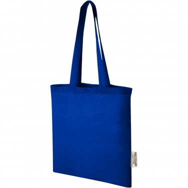 Logo trade corporate gift photo of: Madras 140 g/m2 GRS recycled cotton tote bag 7L