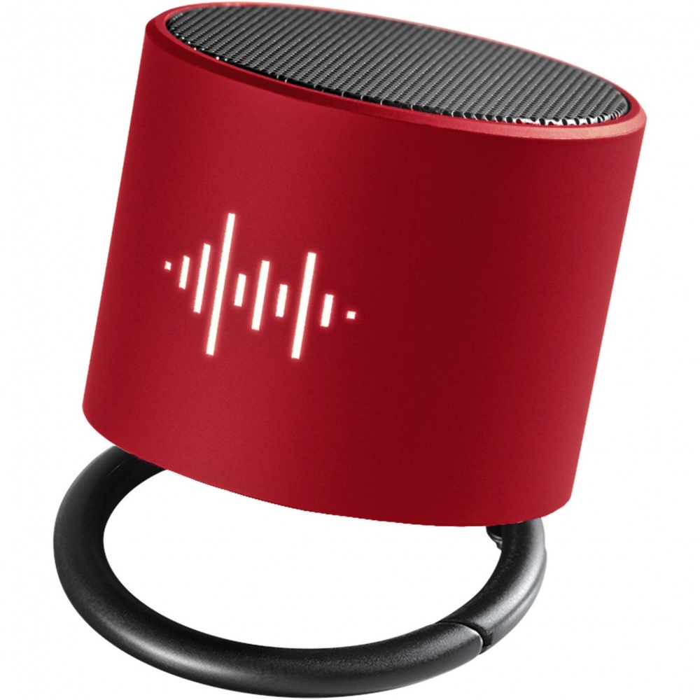 Logo trade promotional items image of: SCX.design S26 light-up ring speaker