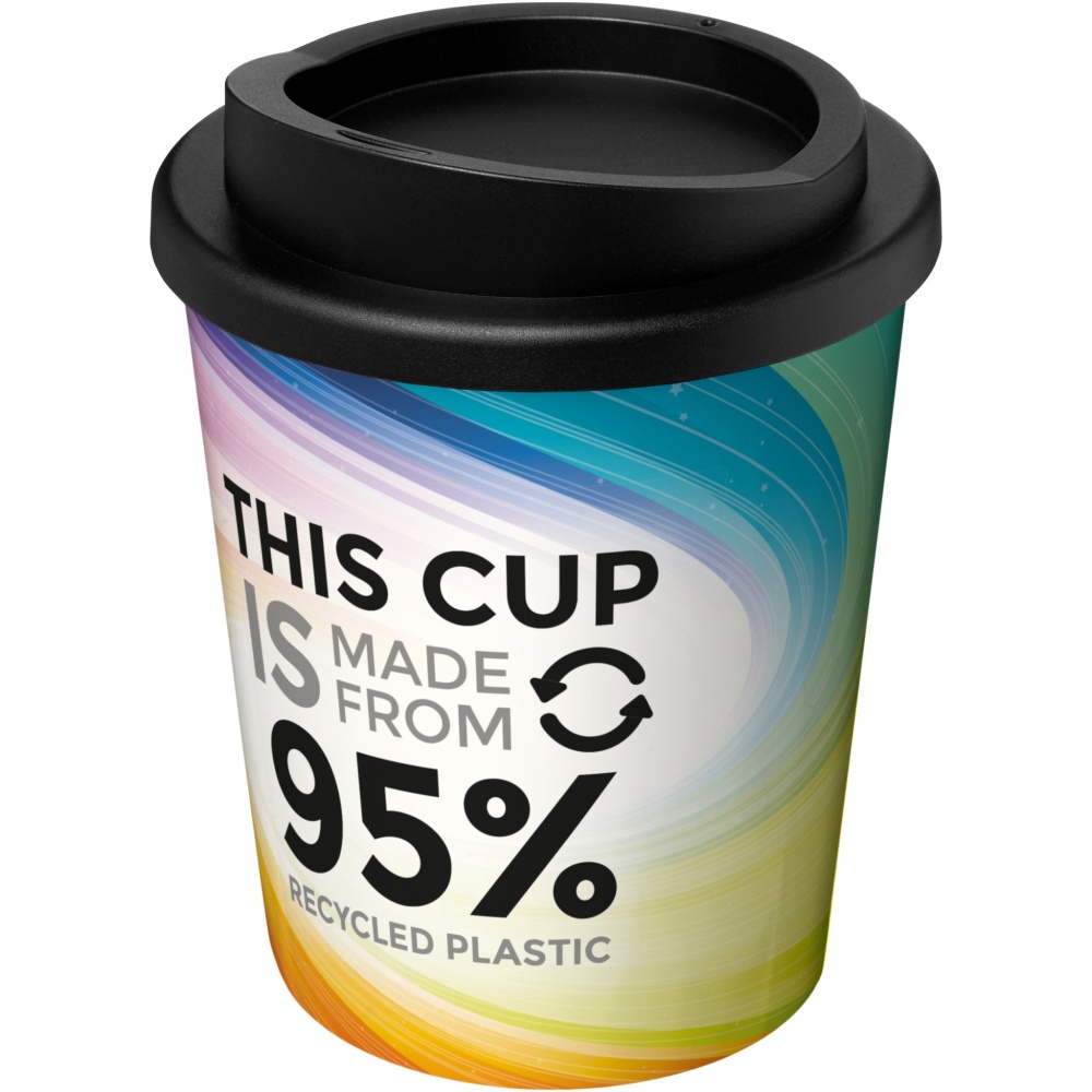 Logo trade promotional gift photo of: Brite-Americano® Espresso Recycled 250 ml insulated tumbler