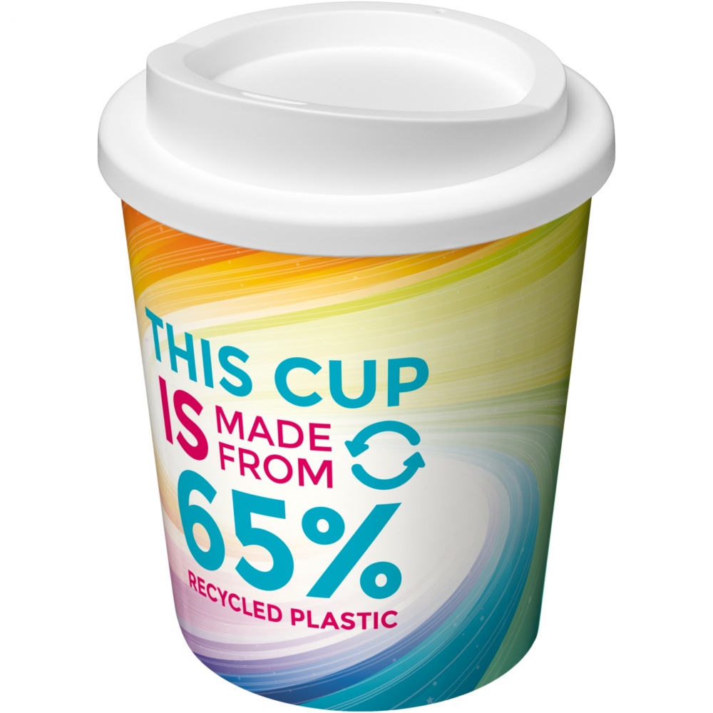 Logo trade promotional products image of: Brite-Americano Espresso Eco 250 ml insulated tumbler