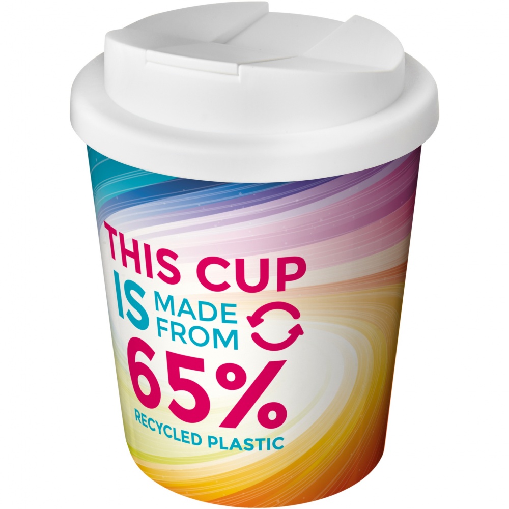 Logo trade promotional merchandise picture of: Brite-Americano Espresso Eco 250 ml spill-proof insulated tumbler