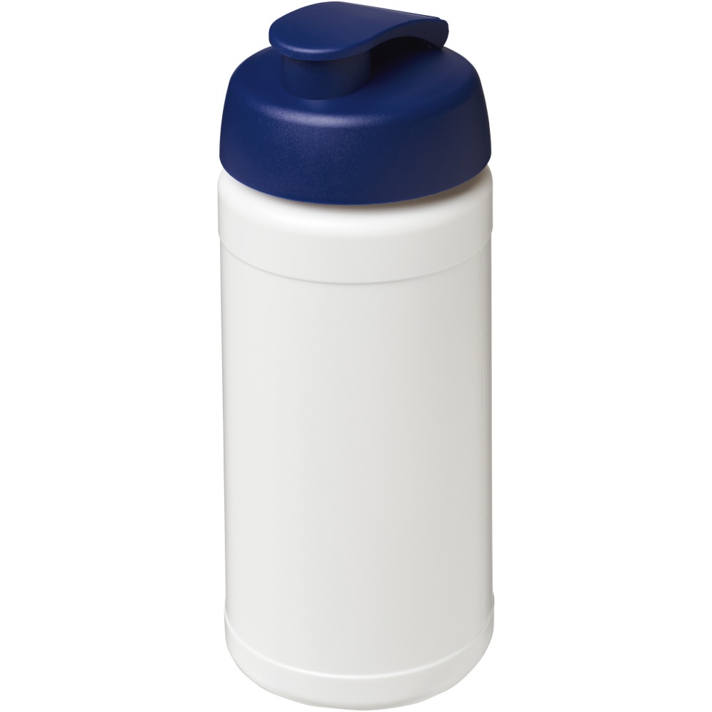 Logotrade business gift image of: Baseline 500 ml recycled sport bottle with flip lid