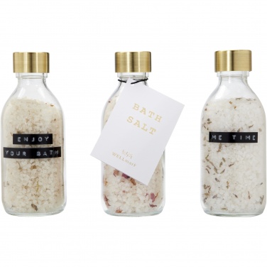 Logotrade promotional giveaways photo of: Wellmark Just Relax 3-piece 200 ml bath salt gift set