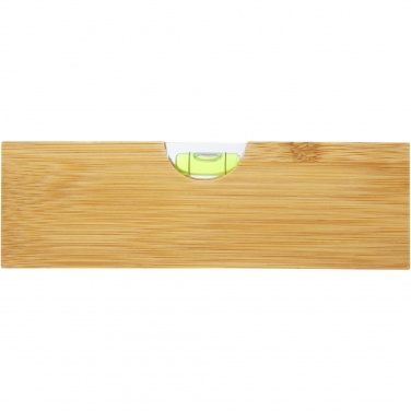 Logo trade promotional gifts picture of: Flush bamboo spirit level with bottle opener