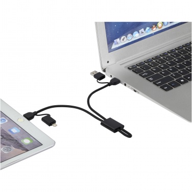 Logo trade promotional gifts image of: Connect 6-in-1 RCS recycled aluminium 45W quick charge & data transfer cable