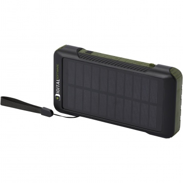 Logotrade corporate gifts photo of: Soldy 10.000 mAh RCS recycled plastic solar dynamo power bank 