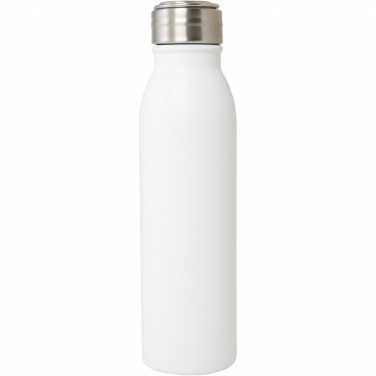 Logotrade promotional item image of: Harper 700 ml RCS certified stainless steel water bottle with metal loop