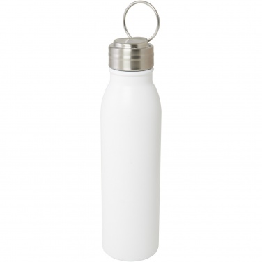 Logo trade business gift photo of: Harper 700 ml RCS certified stainless steel water bottle with metal loop