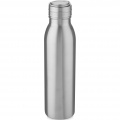 Harper 700 ml RCS certified stainless steel water bottle with metal loop, Silver