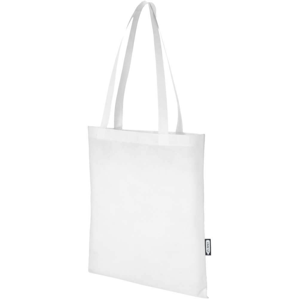 Logotrade promotional giveaways photo of: Zeus GRS recycled non-woven convention tote bag 6L