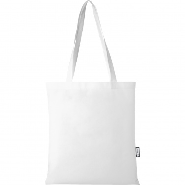 Logotrade promotional giveaway image of: Zeus GRS recycled non-woven convention tote bag 6L