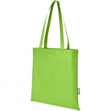 Logo trade advertising product photo of: Zeus GRS recycled non-woven convention tote bag 6L