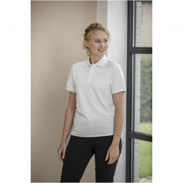 Logotrade promotional item image of: Emerald short sleeve unisex Aware™ recycled polo