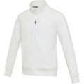 Galena unisex Aware™ recycled full zip sweater, White