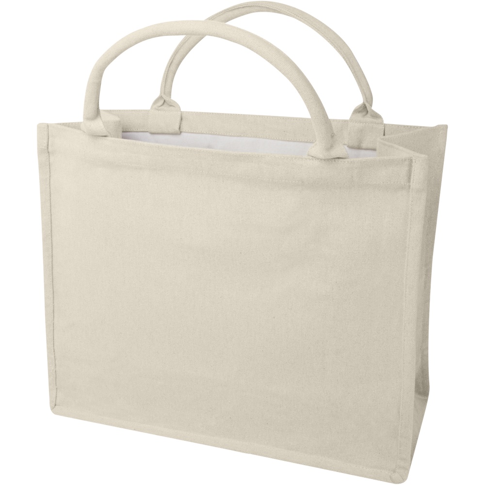 Logo trade corporate gift photo of: Page 500 g/m² Aware™ recycled book tote bag