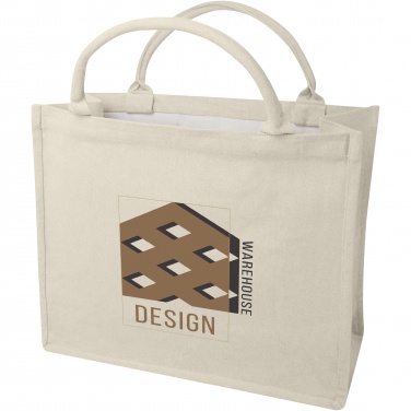 Logo trade corporate gifts picture of: Page 500 g/m² Aware™ recycled book tote bag