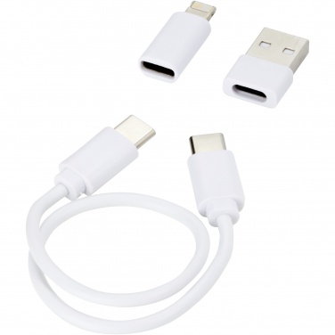 Logo trade corporate gift photo of: Whiz recycled plastic modular charging cable 