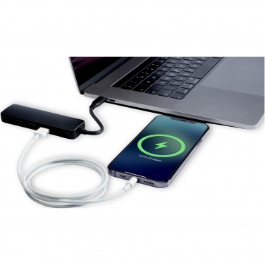 Logotrade promotional merchandise image of: Loop RCS recycled plastic multimedia adapter USB 2.0-3.0 with HDMI port