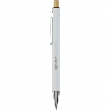 Logotrade promotional merchandise photo of: Cyrus recycled aluminium ballpoint pen (blue ink)