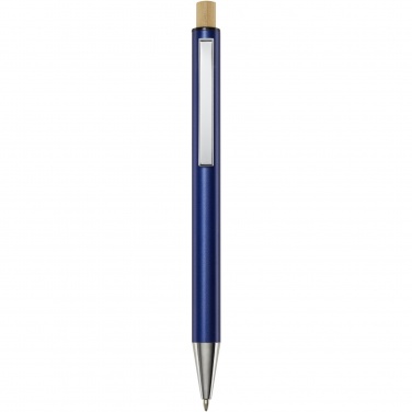 Logotrade corporate gift image of: Cyrus recycled aluminium ballpoint pen (blue ink)