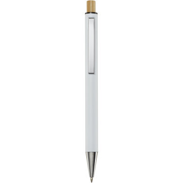 Logotrade advertising product image of: Cyrus recycled aluminium ballpoint pen (black ink)