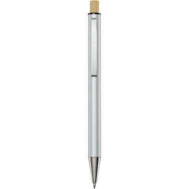 Logotrade business gift image of: Cyrus recycled aluminium ballpoint pen (black ink)