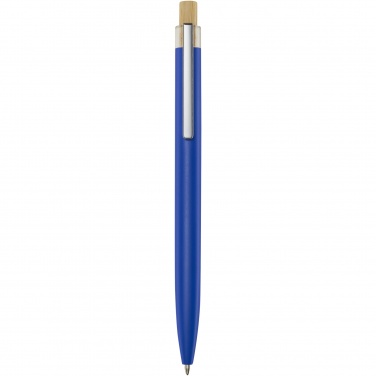 Logo trade promotional products picture of: Nooshin recycled aluminium ballpoint pen  (blue ink)