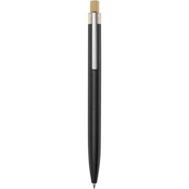 Logo trade corporate gifts picture of: Nooshin recycled aluminium ballpoint pen  (blue ink)